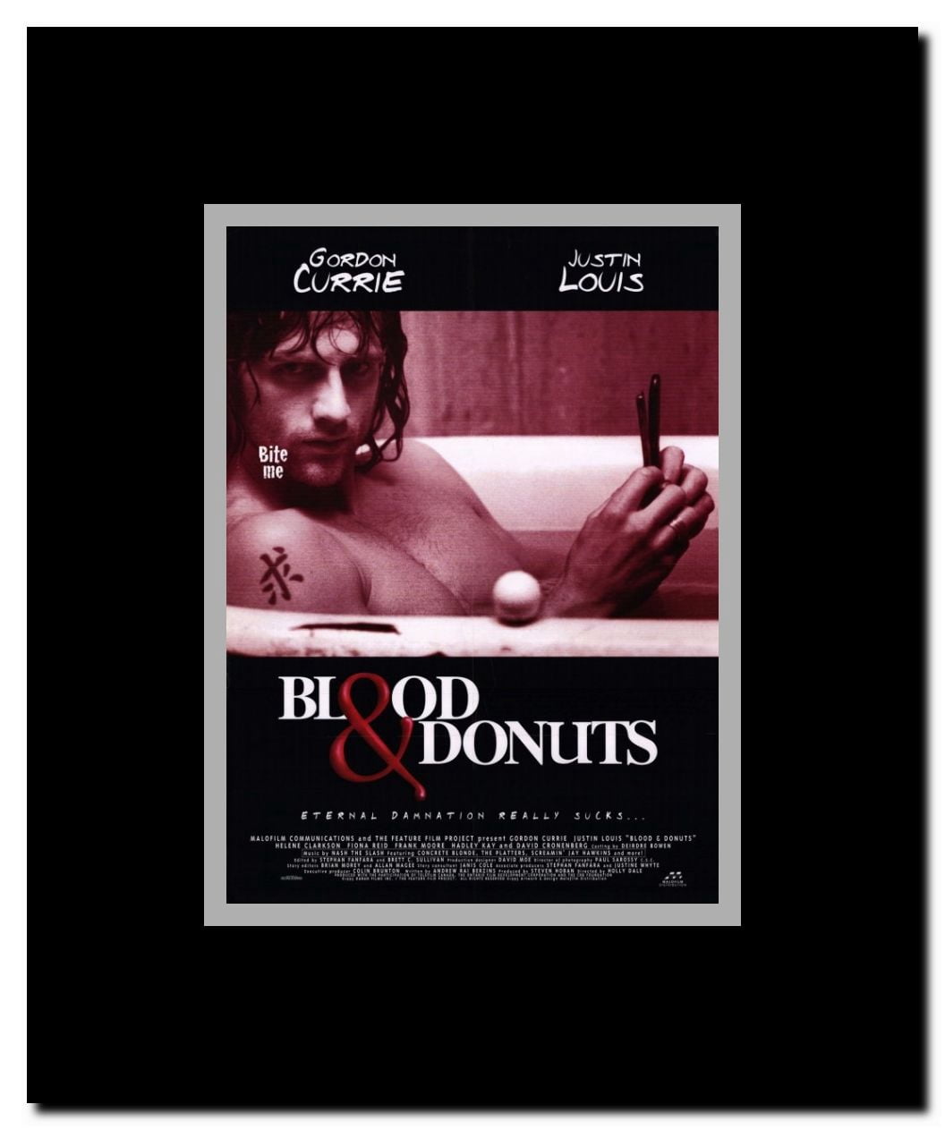 Blood & Donuts Framed Movie Poster