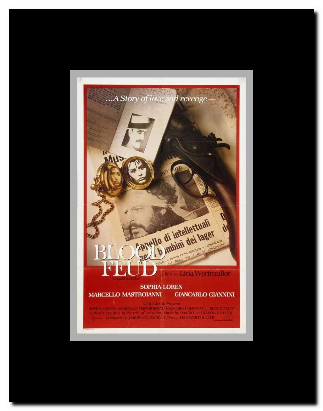 Blood Feud Framed Movie Poster