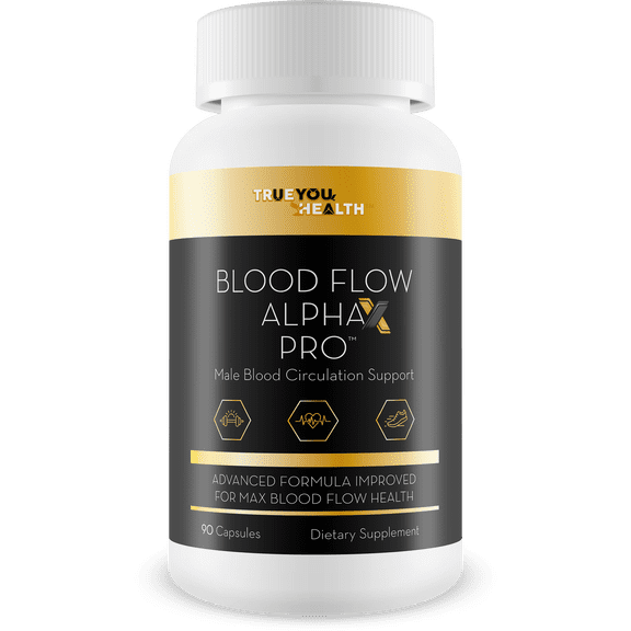 Blood Flow Alpha X Pro - Improved Formula - Our Best Alpha X Male Blood Circulation Support Supplement - Healthy Blood Flow Supplement Alpha X Pills - Advanced Blood Flow Booster - Alpha X Supplement