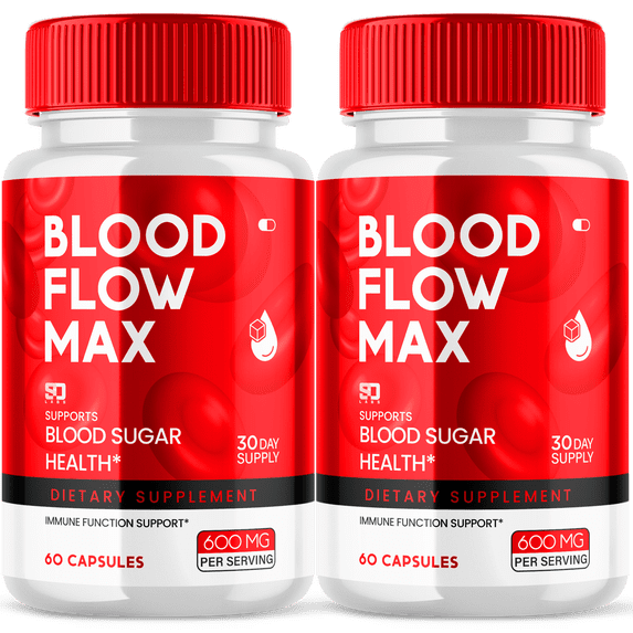 Blood Flow Max Advanced Max Strength Vessel Supplement 120 Capsules