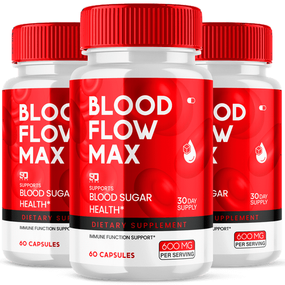 Blood Flow Max Advanced Max Strength Vessel Supplement 180 Capsules