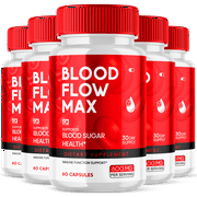 Blood Flow Max Advanced Max Strength Vessel Supplement 300 Capsules