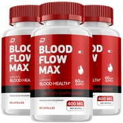 Blood Flow Max Capsule, BloodFlowMax Advanced Blood Support Formula, 3 Pack, 180 Capsules