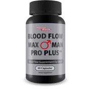 Blood Flow Max Man Pro Plus - Our Best Circulation Mens Blood Flow Supplement - Men Blood Flow Care - Healthy Blood Flow Support - Advanced Blood Flow Supplement Powder Capsules Best Blood Flow