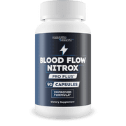 Blood Flow Nitrox Pro Plus - Improved Formula - Our Best Blood Circulation Supplements For Men - Vasodialators - Increase Blood Flow Care Blood Circulation Supplement Blood Flow Supplement For Men