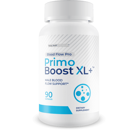 Blood Flow Primo Boost XL Plus - Our Best Blood Circulation Support - Enhance Blood Flow Supplement For Men - Male Blood Flow Support - Nitric Oxide Vasodilator Circulation And Vein Support Vitamins