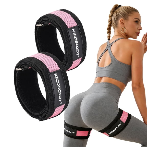 Blood Flow Restriction Bands(BFR Bands) for Women&Men,Occlusion Training Straps Glutes Legs Hip Build,Squats Thigh Workouts Booty Lift,Comfortable Fitness Equipment with Carry Bag