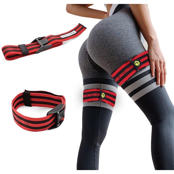 Blood Flow Restriction Bands for Glutes, Hips & Legs Fitness Resistance Bands for Home Workouts
