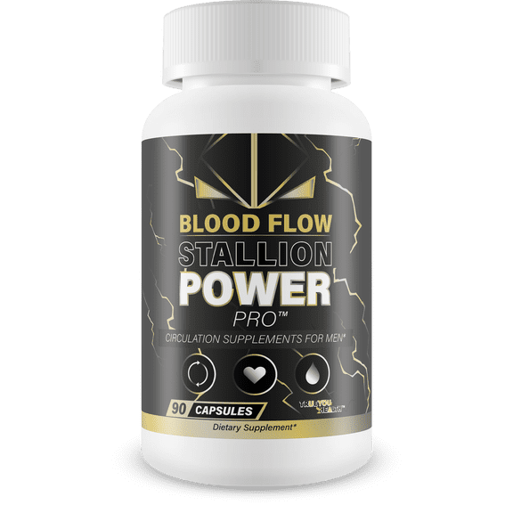 Blood Flow Stallion Power Pro - Circulation Knockout Pills Blood Flow Horse Salt Trick - Our Best Male Blood Flow Pills - Circulation Supplement for Men Blood Flow Natural Circulation Supplements