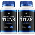 thumbnail image 1 of Blood Flow Titan for Men Capsules – BloodFlow Titan Vitamin Complex Pills, Energy, 2 Pack, 120 Capsules, 1 of 6