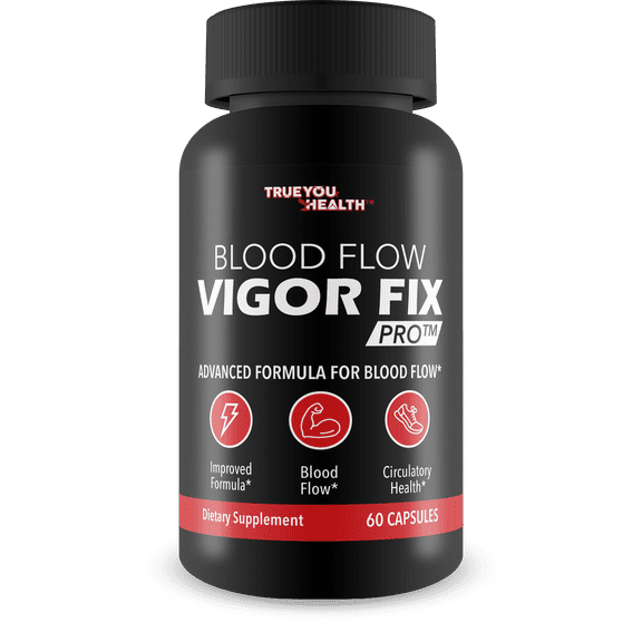 Blood Flow Vigor Fix Pro - Our Best Blood Circulation Supplements for Men - Healthy Blood Flow Supplement Powder - Advanced Blood Flow Care - Boost Blood Flow Pills - Blood Flow Circulation Support
