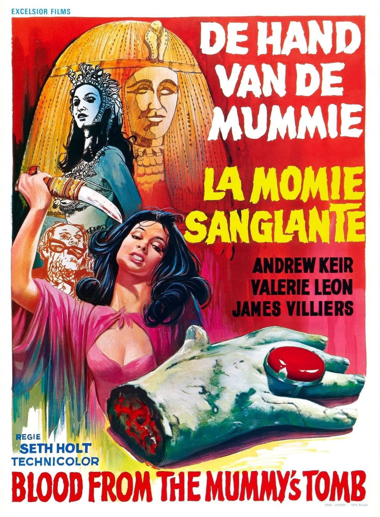 Blood From The MummyS Tomb Canvas Art - (24 x 36)