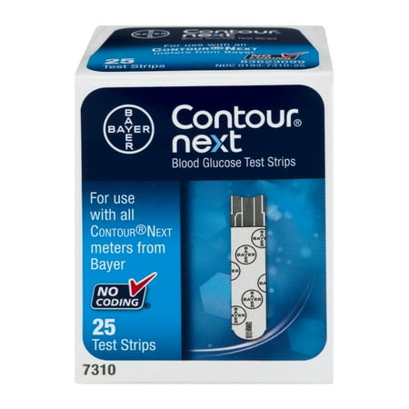 Blood Glucose Test Strips - 25 CT