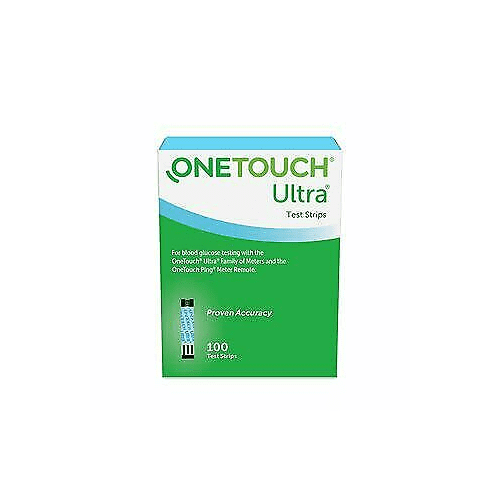 Blood Glucose Test Strips OneTouch Ultra Blue 100 Strips per Box For OneTouch Box /100 Blood Glucose Test Strips OneTouch Ultra Blue 100 Strips per Box For OneTouch Box /100