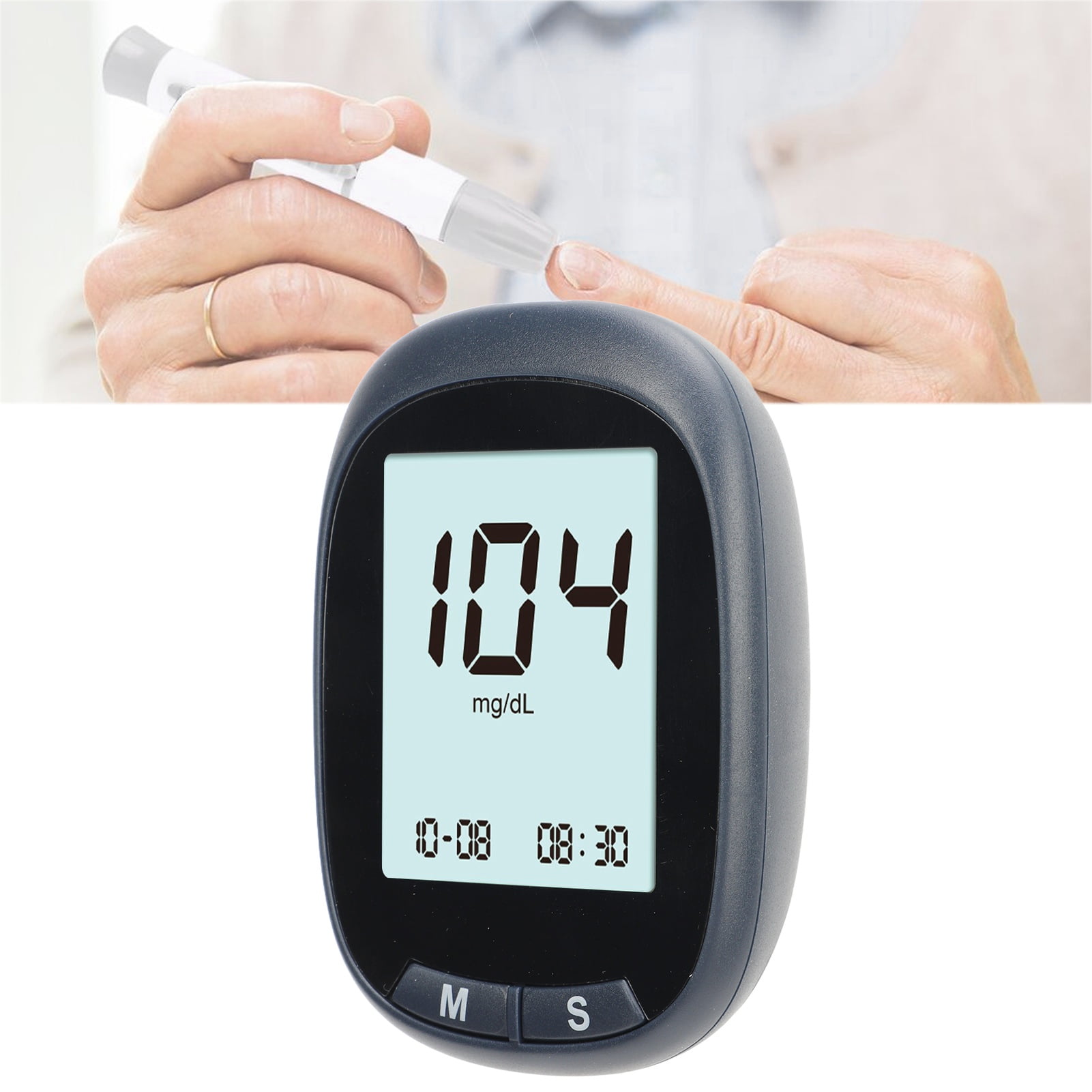 Blood Glucose Tester Kit, Prevent Diabetic Smart Blood Glucose Tester