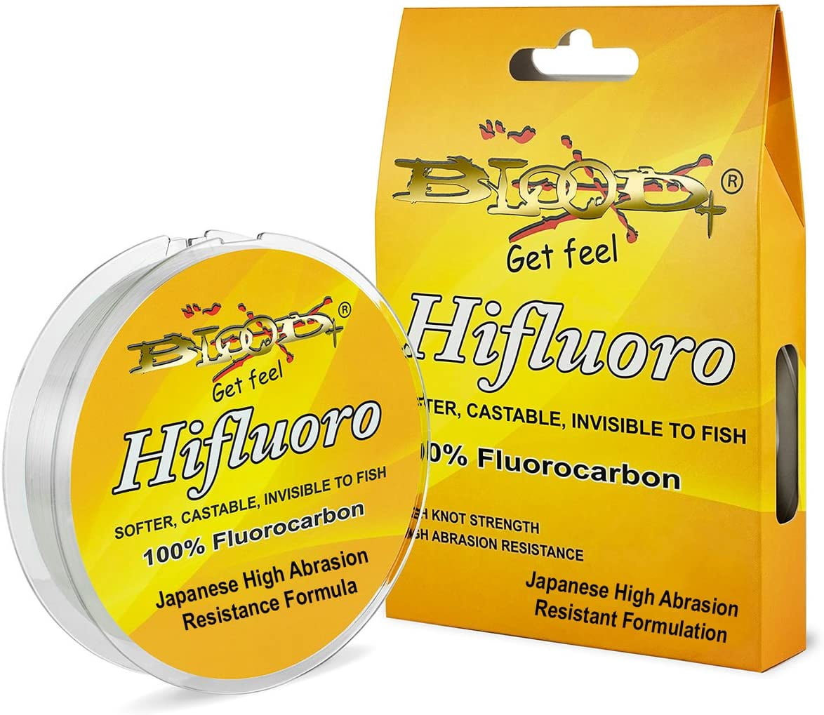Blood HiFluoro Flourocarbon 054-F/C HIF-12-200, 200 yards, 12 lb, .320mm