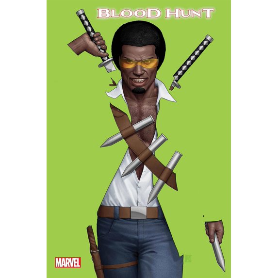 Blood Hunt #1 Jtc Negative Space Vir Var Marvel Prh Comic Book