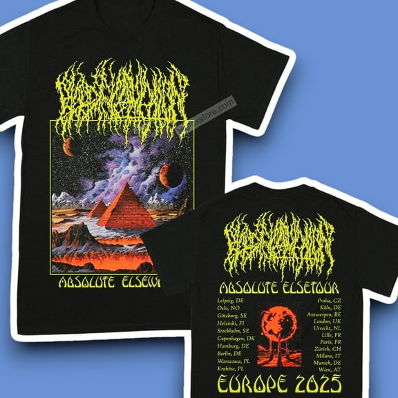 Blood Incantation Absolute Elsewhere Tour 2025 Shirt, Unisex Short Sleeve T-shirt