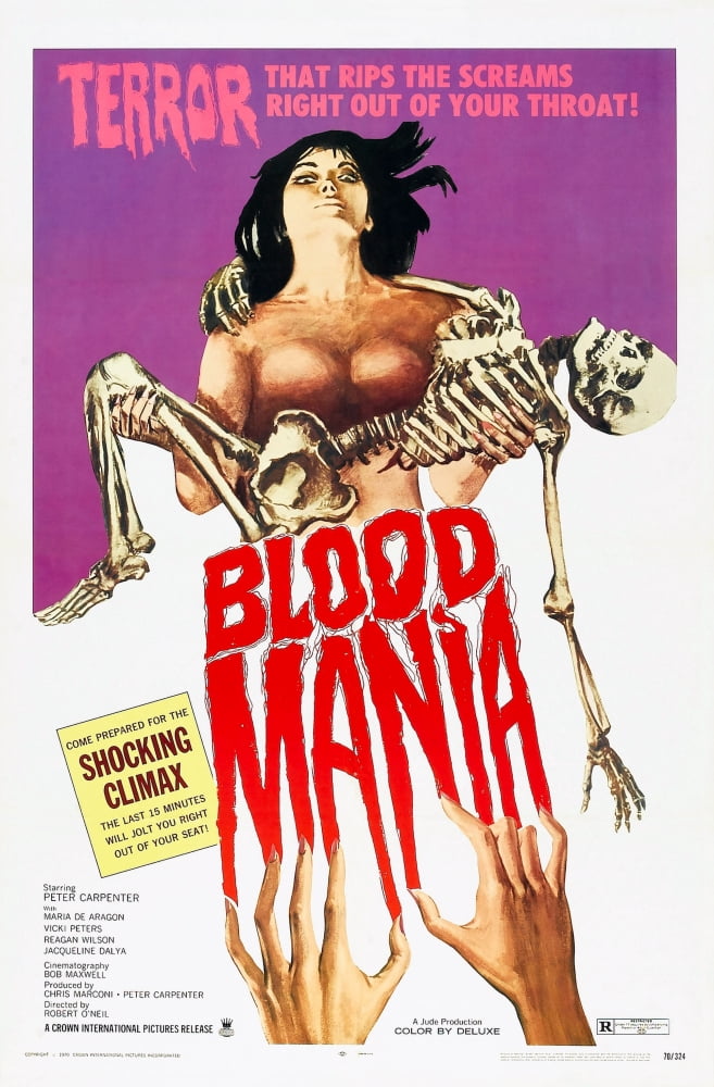 Blood Mania U Canvas Art - (11 x 17)