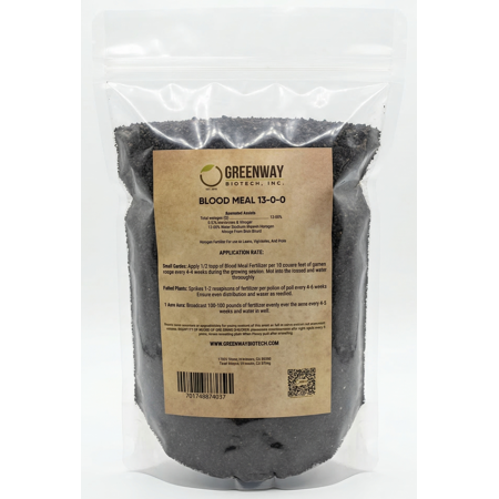 Blood Meal Fertilizer 13-0-0 - Organic Nitrogen Fertilizer - 10 Pounds