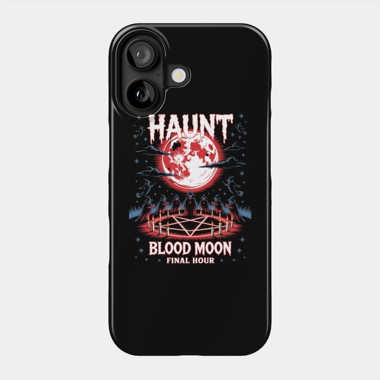 Blood Moon Creepy Retro Witch Ritual Graphic Tough Case for iPhone 11 ...