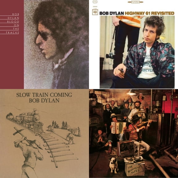 Blood On The Tracks (150G/Dl Insert) & Highway 61 Revisited & Slow Train Coming (150G/Dl Card) & Basement Tapes [LP Vinyl Bundle]