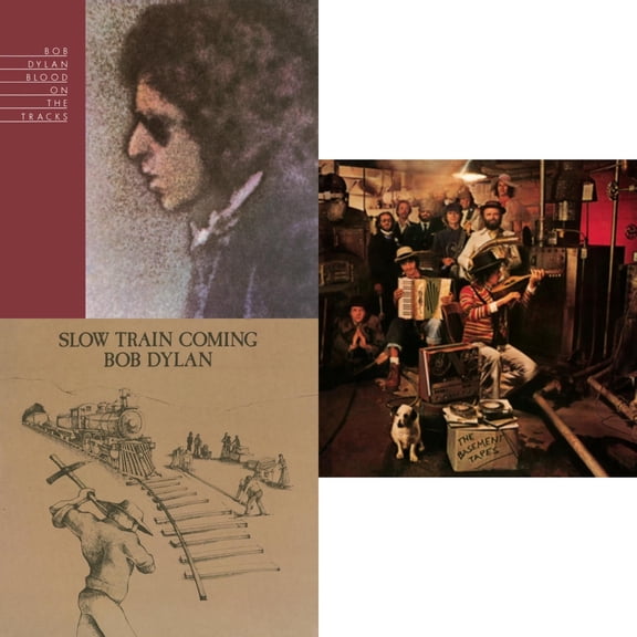 Blood On The Tracks (150G/Dl Insert) & Slow Train Coming (150G/Dl Card) & Basement Tapes [LP Vinyl Bundle]
