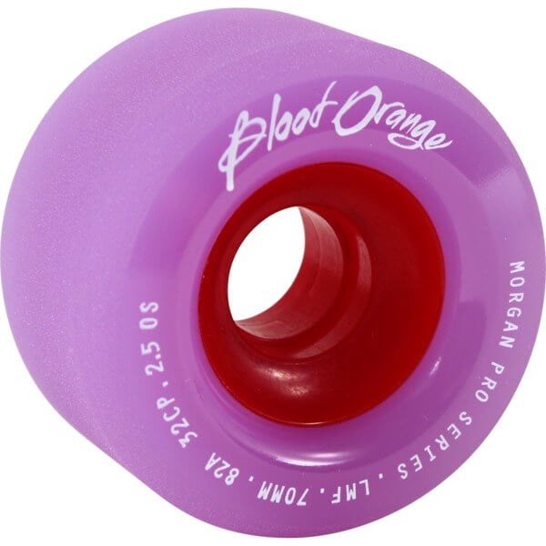 Lavander Colored Rims Blood Orange Liam Morgan Pro Series Lavender Skateboard Wheels - 70mm ...