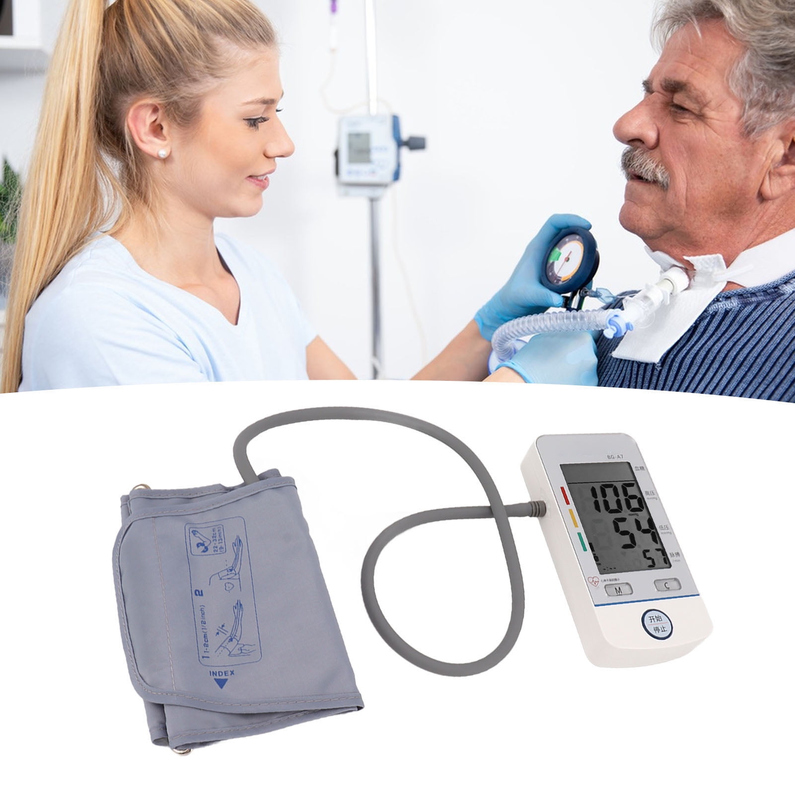 Blood Pressure Glucose Tester, Oscillometric Measurement Blood Pressure