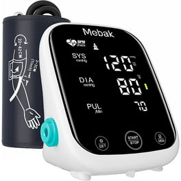 Doosl Blood Pressure Monitor, Home Use Automatic Upper Arm Blood Pressure  Cuff with Large LCD Display, 2 Users, 240 Recordings, White