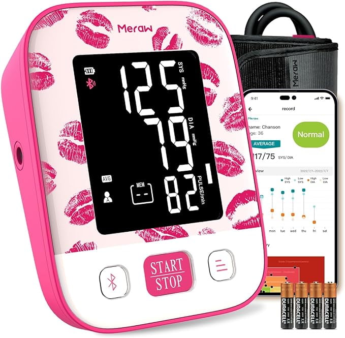Meraw Digital Arm Blood Pressure Monitor, Automatic Cuff 8.716.5
