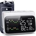 thumbnail image 1 of MMIZOO Upper Arm Blood Pressure Monitor 2x199 Memory, LED Backlit, 1 of 6