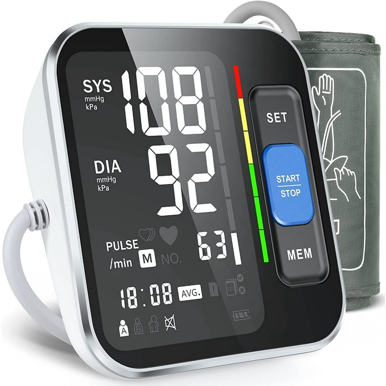 Blood Pressure Monitor Upper Arm, Lanxi Blood Pressure Cuff Machine Hight  BP Monitor for Home Use