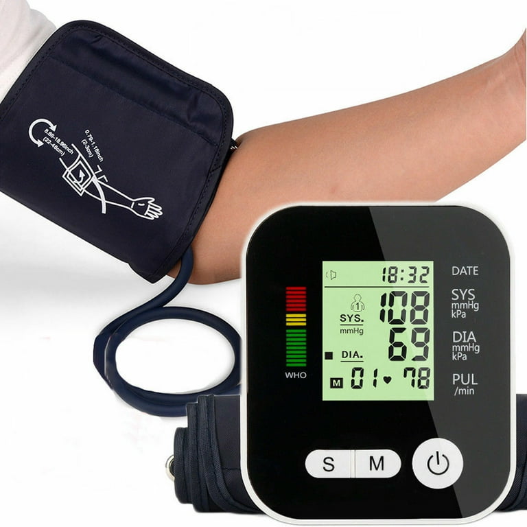 Comfier Arm Blood Pressure Monitor & Irregular Heartbeat Detector,Accurate  Automatic Blood Pressure Cuff Machine,Large