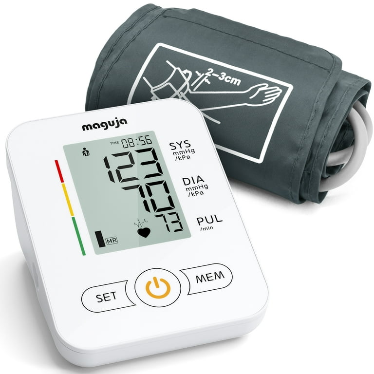RENPHO Upper Arm Blood Pressure Monitor, Automatic Digital BP Machine Blood  Pressure Cuffs with Speaker, Extra Large Cuff, LCD Display, 2 Users, 240  Recordings for Home Office Travel Parents Pregnancy 