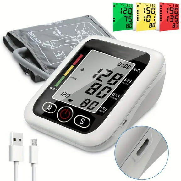 Blood Pressure Monitor with Extra Large Cuffs,Automatic Accurate Measurement High Blood Pressure Monitor for Doul User