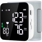 Blood Pressure Monitors for Home Use,Rechargeable Blood Pressure Cuff Wrist Electronic Sphygmomanometer BP Monitors with Voice Broadcast,Memory Storage for Users