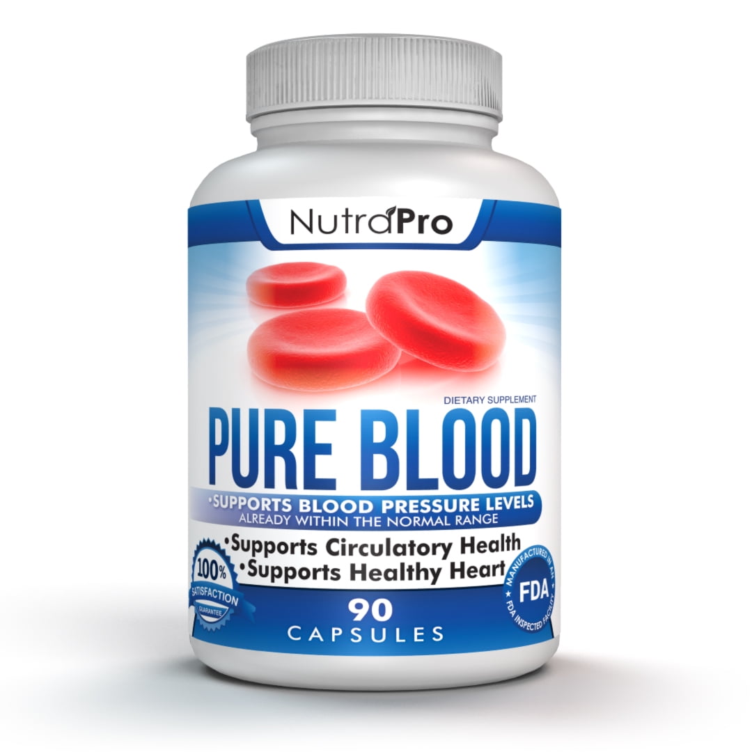 Blood Pressure Supplements Healthy Heart, Cholesterol Level, Blood Pressure Support by NutraPro