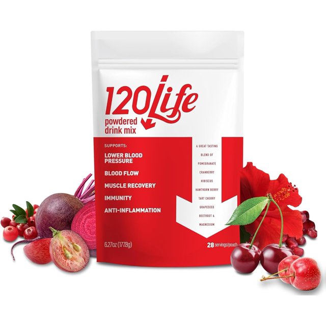 Blood Pressure Support, Organic Beet Root Powder Drink Mix with