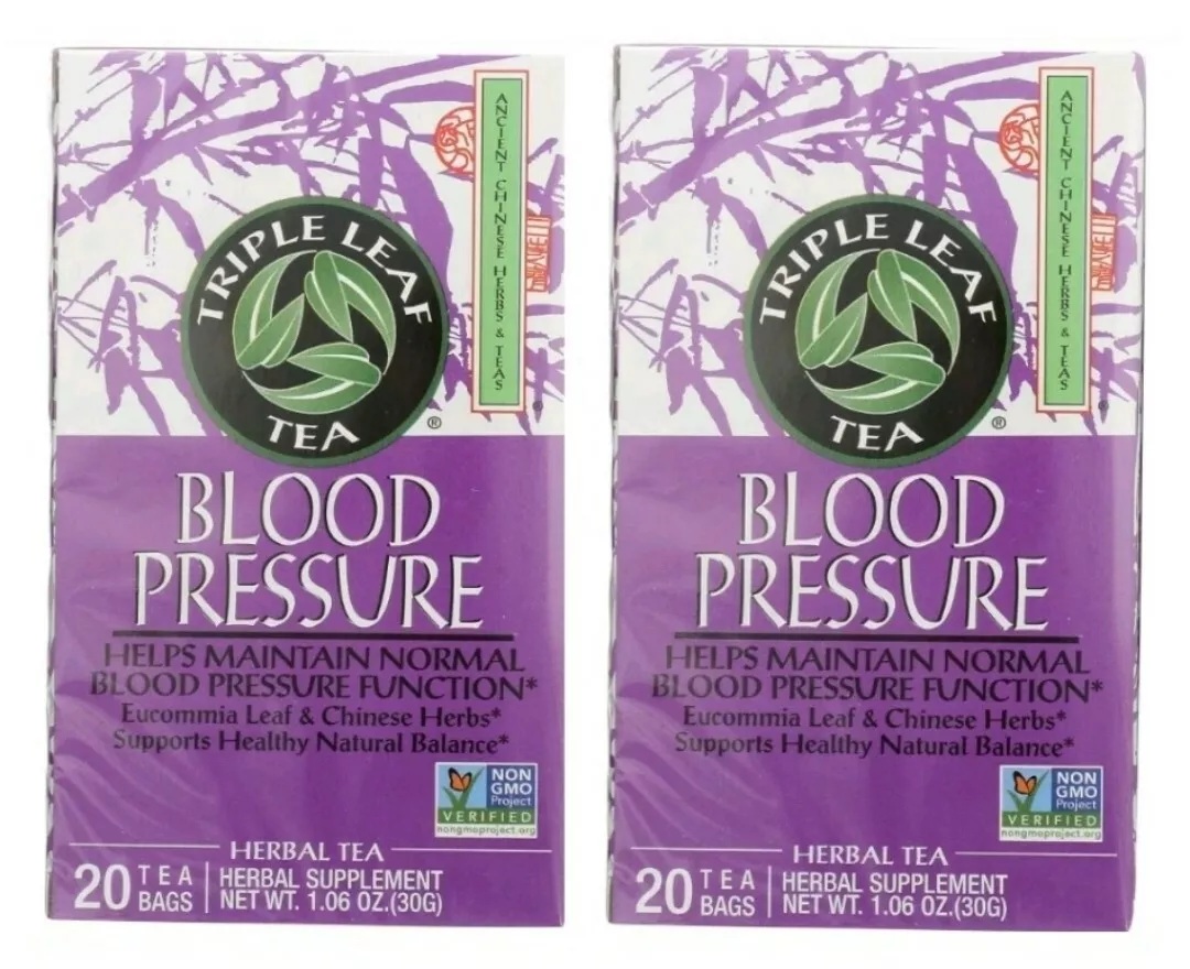 Blood Pressure Triple Leaf Tea-2 Boxes - Walmart.com