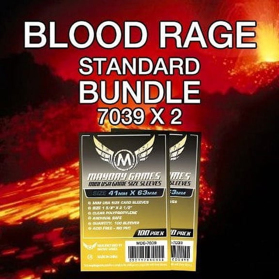"Blood Rage" Compatible Card Sleeve Bundle