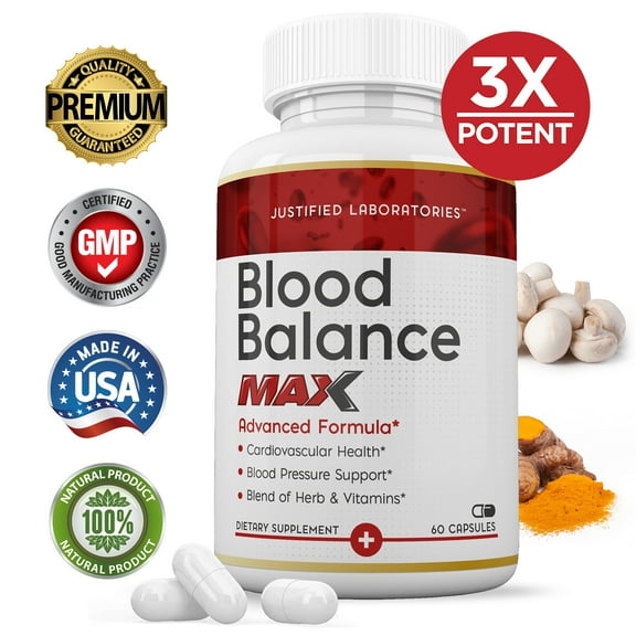 Blood Red Max Advanced Formula 1295MG 60 Capsules