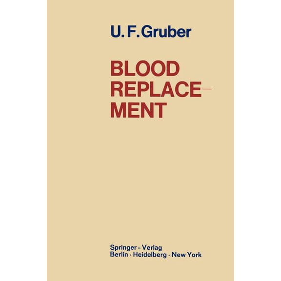 Blood Replacement, (Paperback)