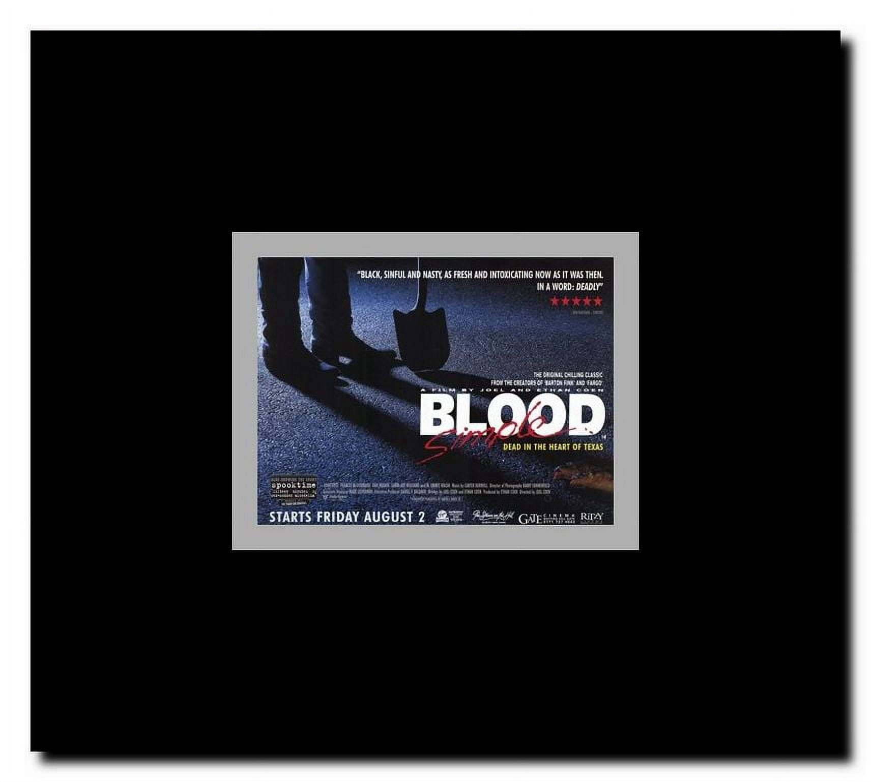 Blood Simple Framed Movie Poster