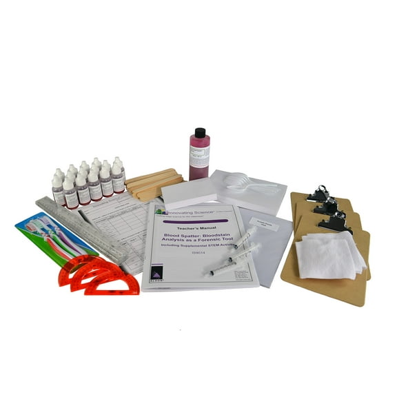 Blood Spatter: Bloodstain Analysis as a Forensic Tool Including Supplemental STEM Activity