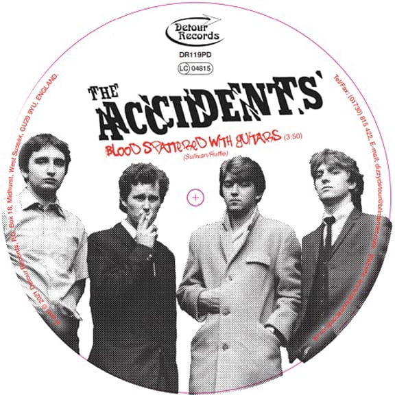 Blood Spattered With Guitars EP (PICTURE DISC) 7" / VINYL (LP)