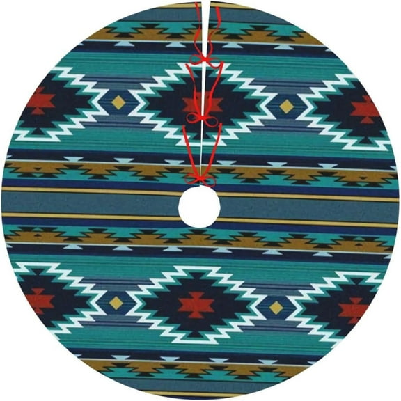 Blood Splatter Horror Christmas Tree Skirt Xmas Tree Mat Halloween Christmas Tree Ornaments Decorations Holiday Party Indoor Outdoor 48"