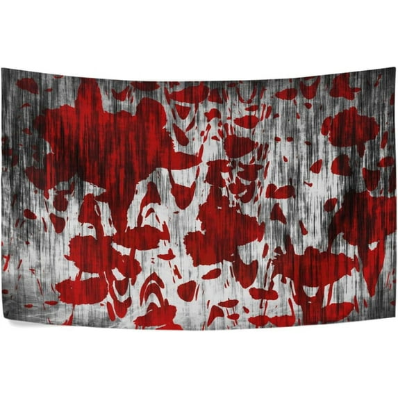 Blood Splatter Wall Tapestry Wall Hanging Tapestries Happy Colorful Hippie Psychedelic Art Polyester Carpet Wall Decorative for Living Room Bedroom 60x51inch Gift Decor