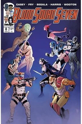 Blood Squad Seven #8 Cvr A Paul Fry (Mr) Image Comics Comic Book