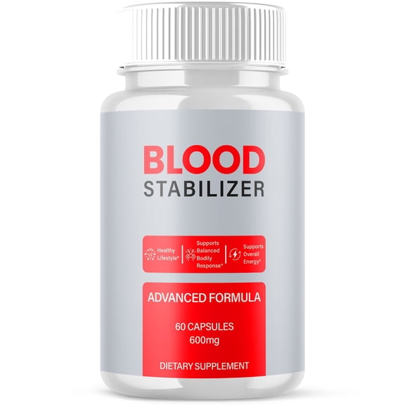 Blood Stabilizer Blood Support Pills Advanced Formula Vitamin Supplement 60 Capsules